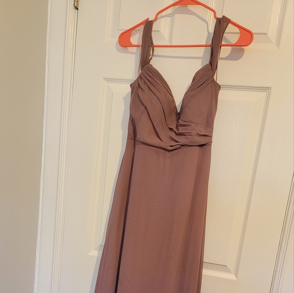 Birdy Grey mauve Spencer off the shoulder size small dress